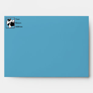 Keeshond Graphics  - Cute Original Dog Art Envelope