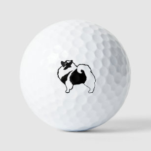 Keeshond Graphics - Cute Original Dog Art Golf Balls