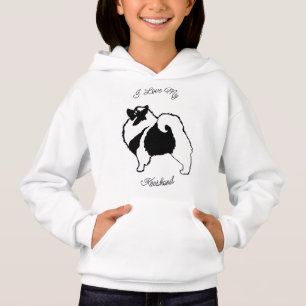 Keeshond Graphics - Cute Original Dog Art Hoodie