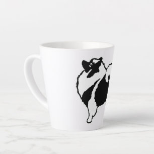 Keeshond Graphics  - Cute Original Dog Art Latte Mug