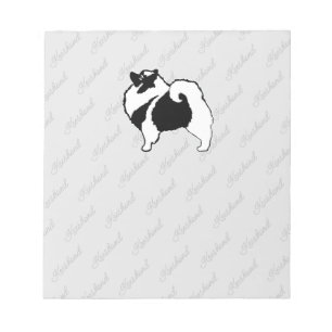 Keeshond Graphics - Cute Original Dog Art Notepad