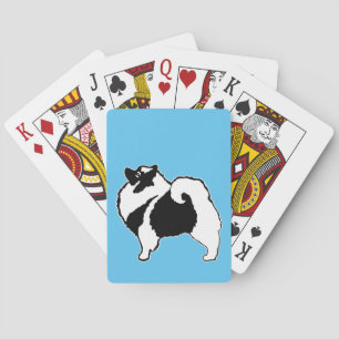 Keeshond Graphics - Cute Original Dog Art Playing Cards