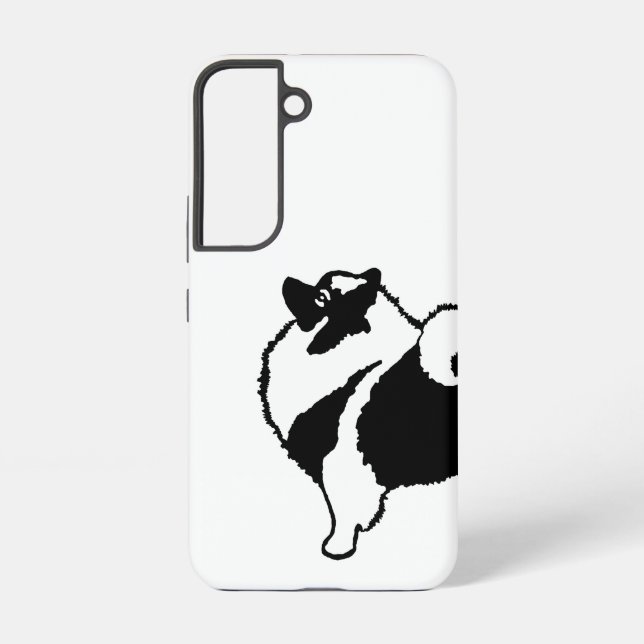 Keeshond Graphics  - Cute Original Dog Art Samsung Galaxy S22 Case (Back)