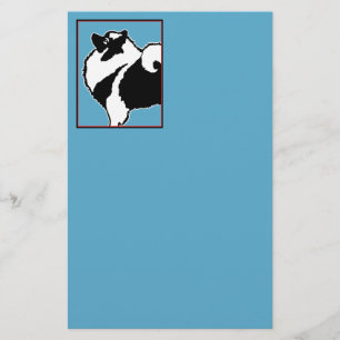 Keeshond Graphics - Cute Original Dog Art Stationery