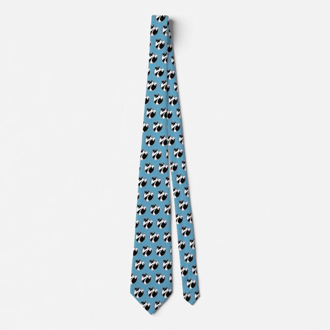 Keeshond Graphics  - Cute Original Dog Art Tie (Front)