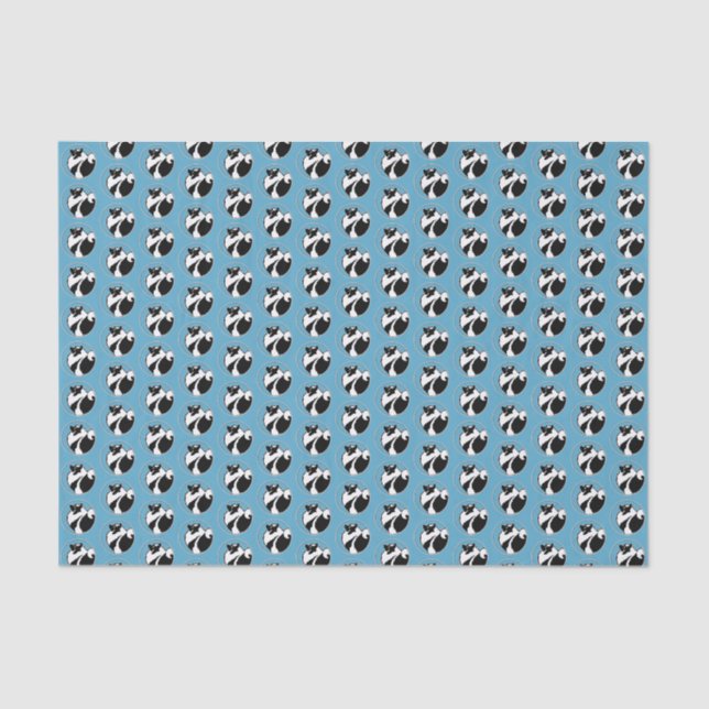 Keeshond Graphics  - Cute Original Dog Art Tissue Paper (Front)