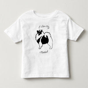 Keeshond Graphics  - Cute Original Dog Art Toddler T-Shirt