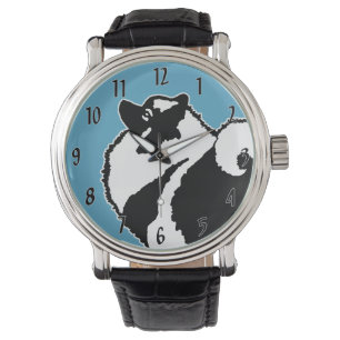 Keeshond Graphics  - Cute Original Dog Art Watch