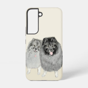 Keeshond Graphics Keeshond Mum and Son Samsung Galaxy Case