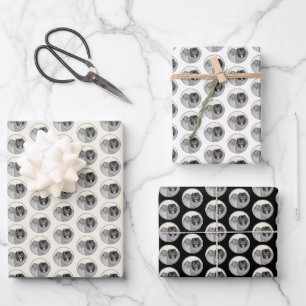 Keeshond Graphics Keeshond Mum and Son Wrapping Pa Wrapping Paper Sheet