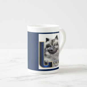 Keeshond LOVE Gifts Bone China Mug