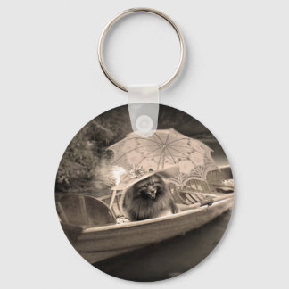 Keeshond Lovely Day Keychain