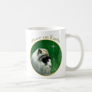 Keeshond Peace Coffee Mug