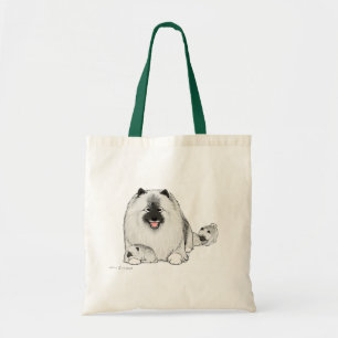 Keeshond with Puppies Tote Bag