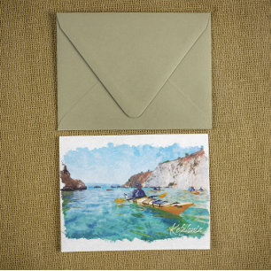 Kefalonia Greece Coastal View Postcard