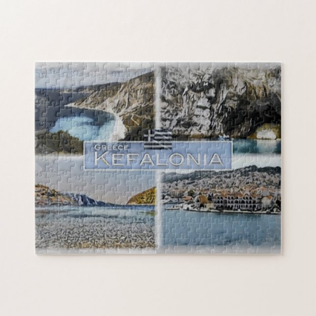 Kefalonia - Greece - Jigsaw Puzzle (Horizontal)