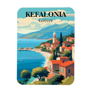 Kefalonia Greece Travel Souvenir Magnet
