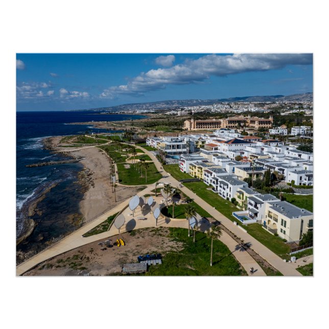 Kefalos Beach Hotel, Paphos, Cyprus Poster (Front)