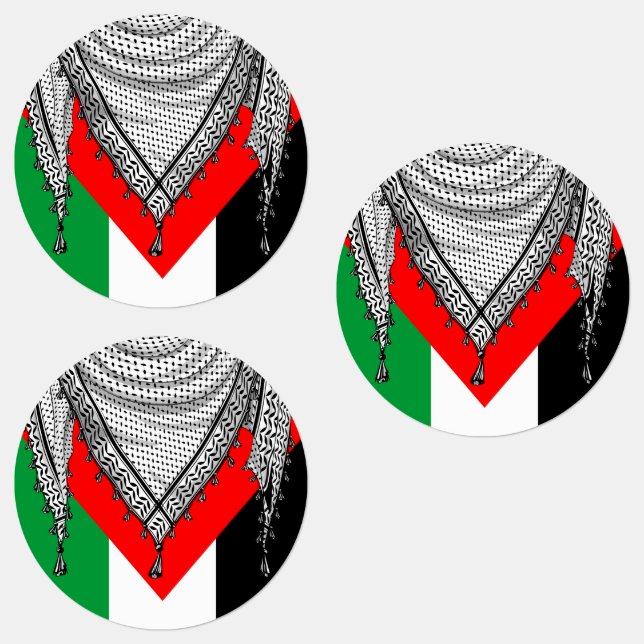 Keffiyeh Palestinian Scarf Traditional Fabric (Group)