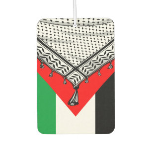 Keffiyeh Palestinian Scarf Traditional Fabric Car Air Freshener