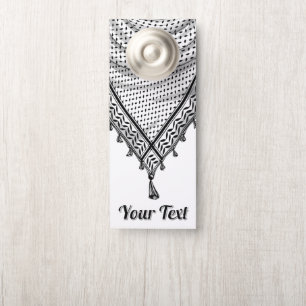 Keffiyeh Palestinian Scarf Traditional Fabric Door Hanger