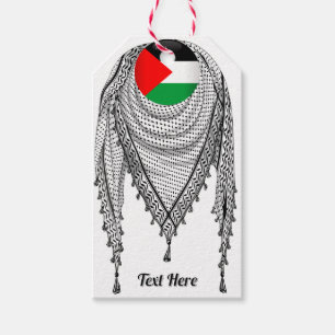 Keffiyeh Palestinian Scarf Traditional Fabric Gift Tags