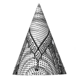 Keffiyeh Palestinian Scarf Traditional Fabric Party Hat