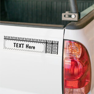 Keffiyeh Symbol of Palestine Resistance Pattern Bumper Sticker