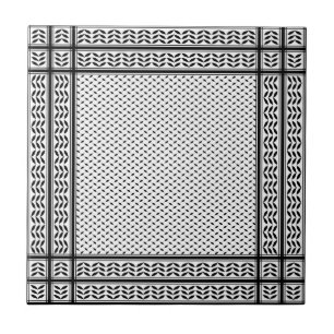 Keffiyeh Symbol of Palestine Resistance Pattern Ceramic Tile