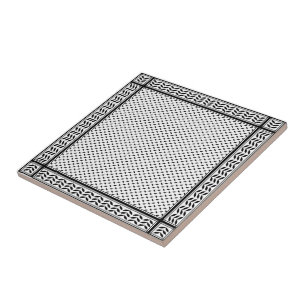 Keffiyeh Symbol of Palestine Resistance Pattern Ceramic Tile