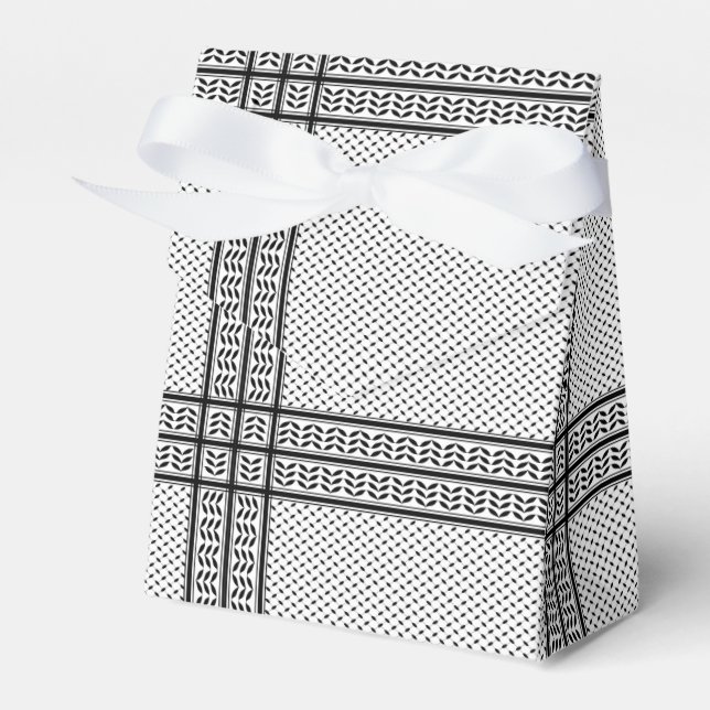 Keffiyeh Symbol of Palestine Resistance Pattern Favour Box (Front Side)