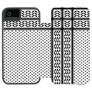 Keffiyeh Symbol of Palestine Resistance Pattern Incipio Watson™ iPhone 5 Wallet Case
