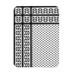 Keffiyeh Symbol of Palestine Resistance Pattern Magnet