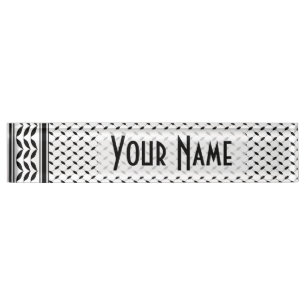 Keffiyeh Symbol of Palestine Resistance Pattern Nameplate