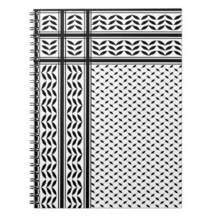 Keffiyeh Symbol of Palestine Resistance Pattern Notebook
