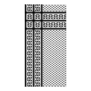Keffiyeh Symbol of Palestine Resistance Pattern Poster
