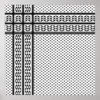 Keffiyeh Symbol of Palestine Resistance Pattern