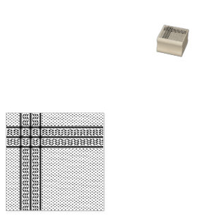 Keffiyeh Symbol of Palestine Resistance Pattern Rubber Stamp