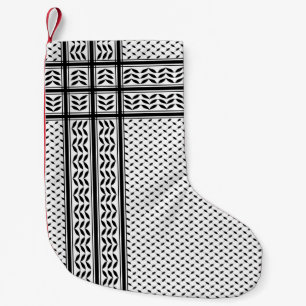 Keffiyeh Symbol of Palestine Resistance Pattern Small Christmas Stocking