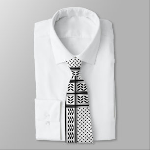 Keffiyeh Symbol of Palestine Resistance Pattern Tie
