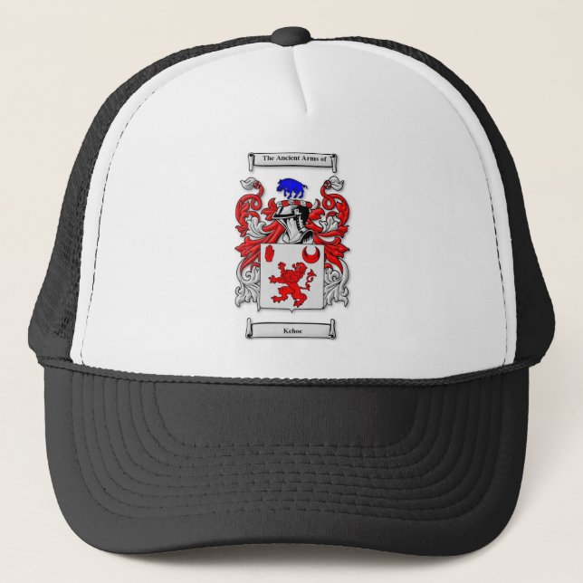 Kehoe Coat of Arms Trucker Hat (Front)