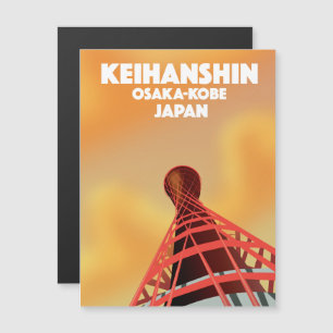 Keihanshin Osaka Kobe Japan Travel poster