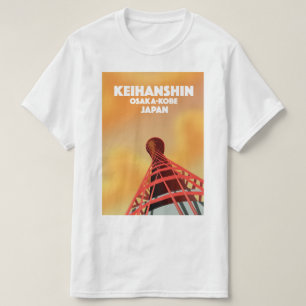 Keihanshin Osaka Kobe Japan Travel poster T-Shirt