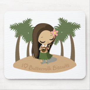 Keilana the Hula Girl Mouse Pad
