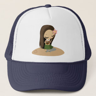 Keilana the Hula Girl Trucker Hat