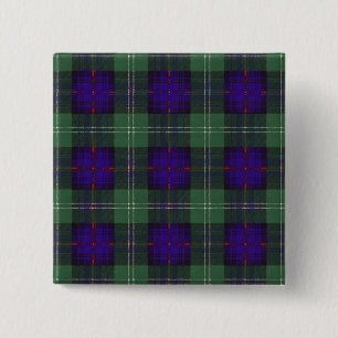 Keith clan Plaid Scottish tartan 15 Cm Square Badge