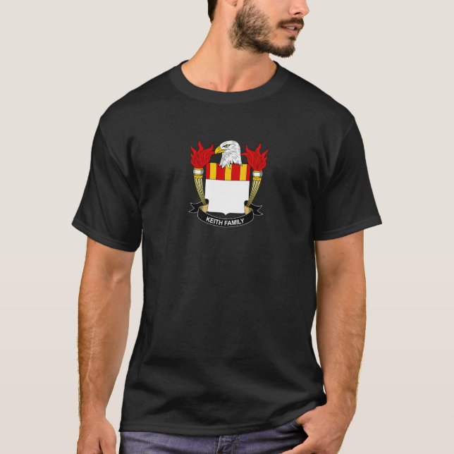 Keith Coat Of Arms  Family Crest T-Shirt (Front)