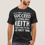 Keith Gift Name Personalised Birthday Funny Christ T-Shirt<br><div class="desc">Keith Gift Name Personalised Birthday Funny Christmas Joke</div>