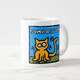 Keith "Herring" Cat Nug Large Coffee Mug