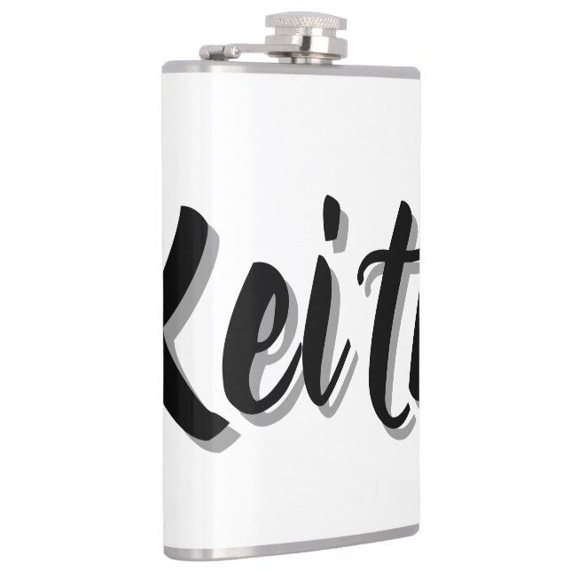 Keith Mens Name, Hip Flask (Right)